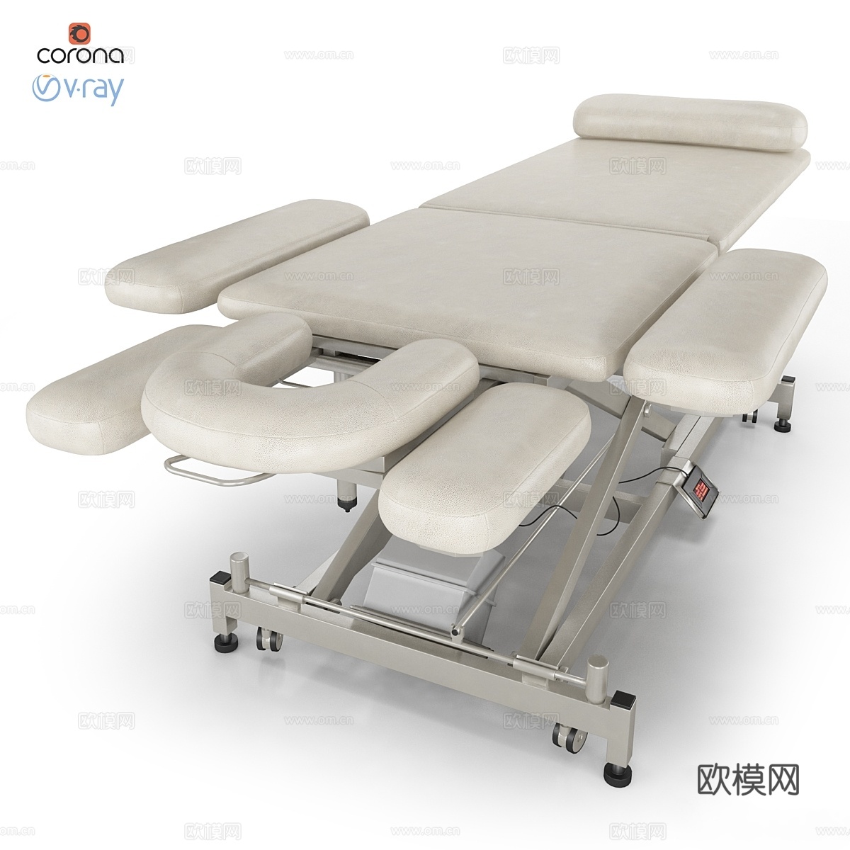 按摩床 spa3d模型