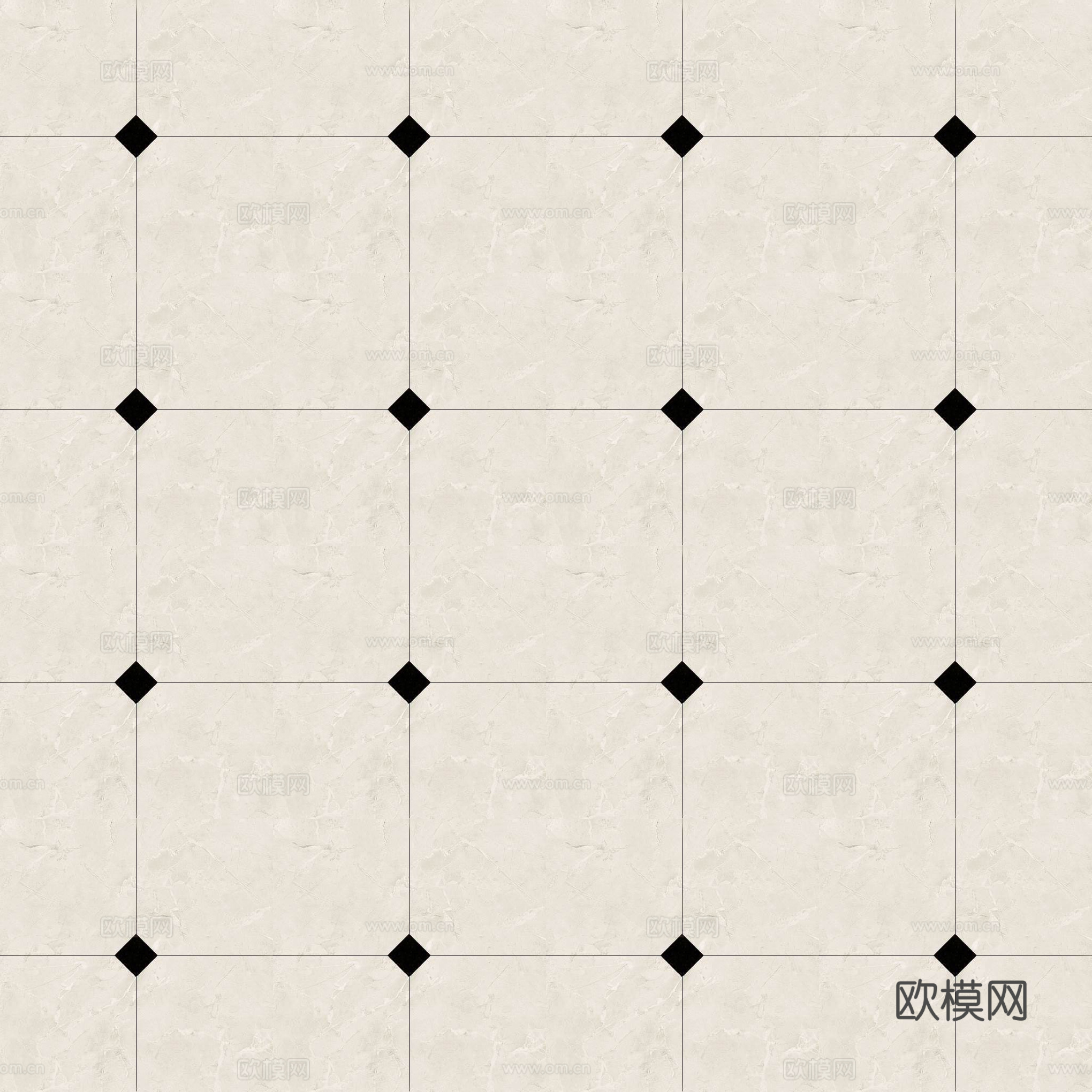 现代无缝拼花石材