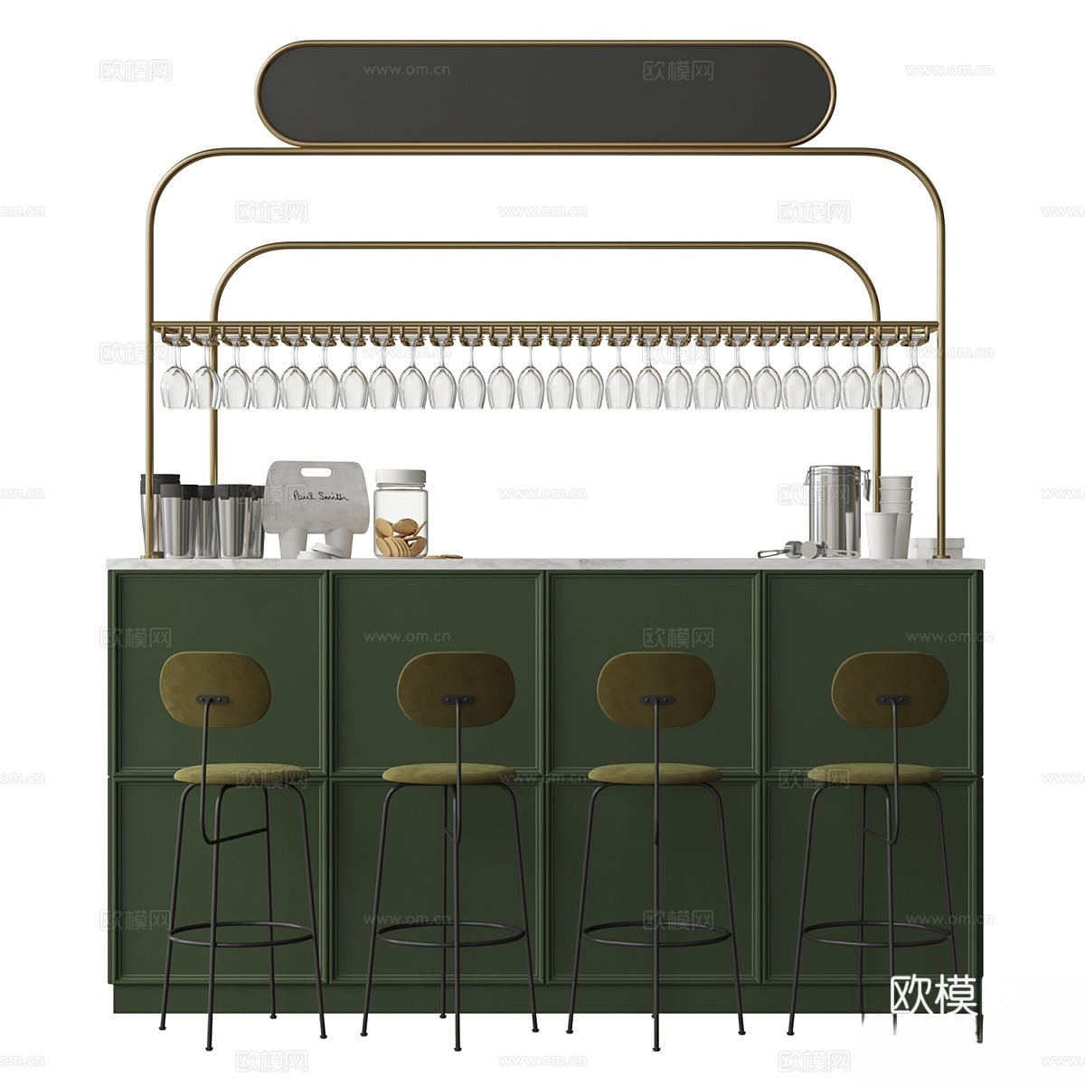 咖啡店_013d模型