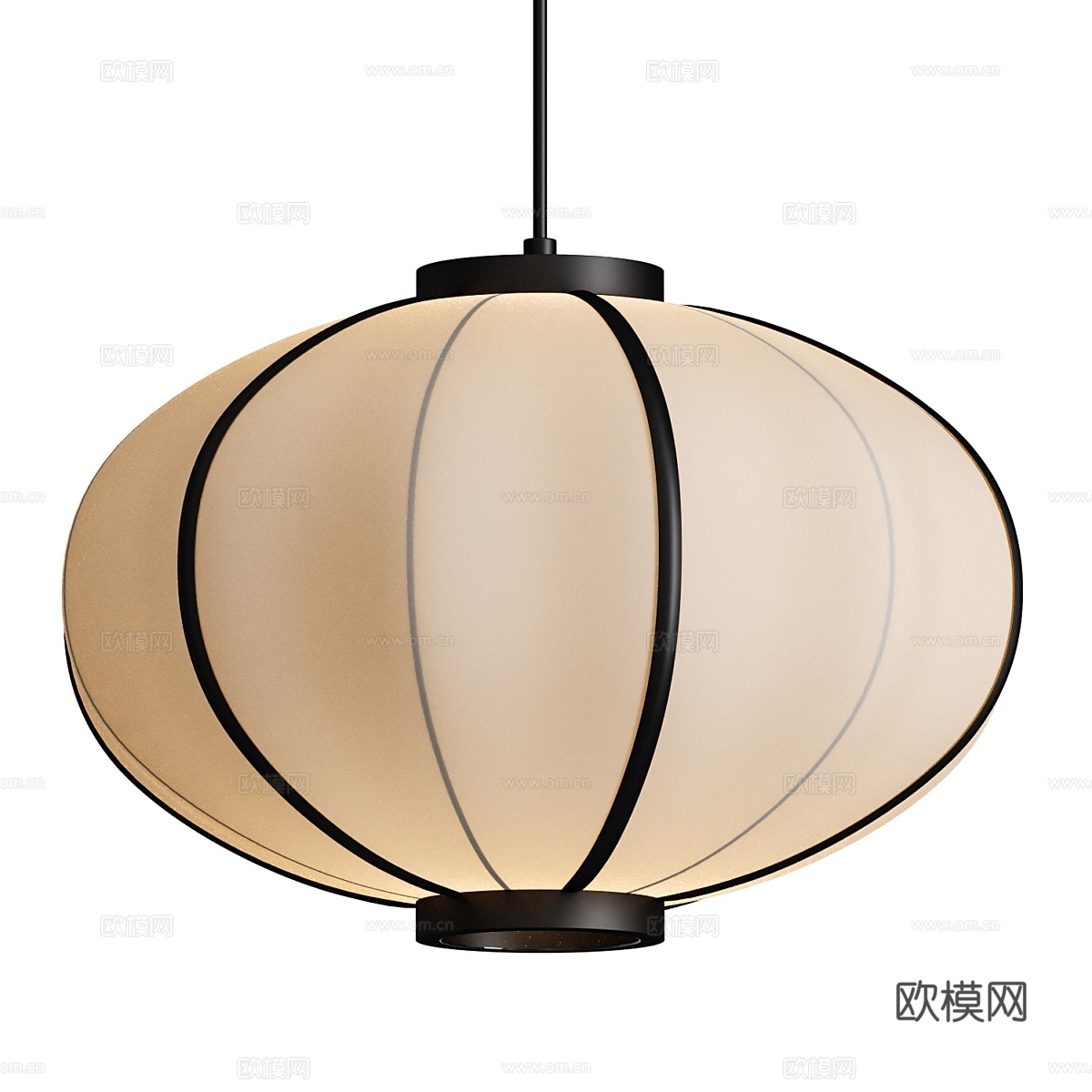 禅吊灯3d模型