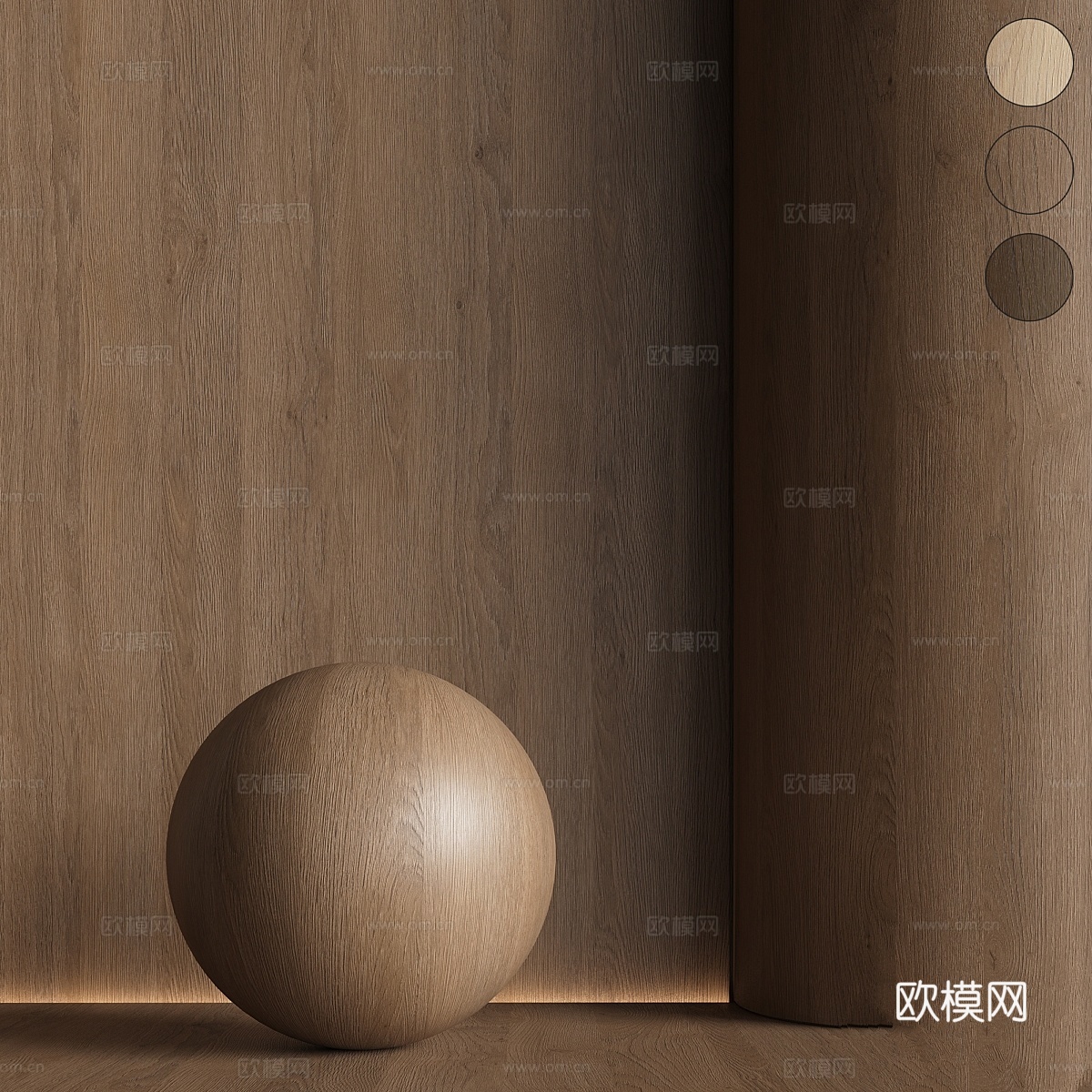 无缝木质材料573d模型