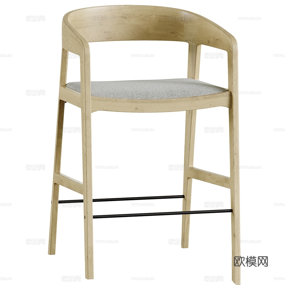 Rechoto 吧台椅3d模型