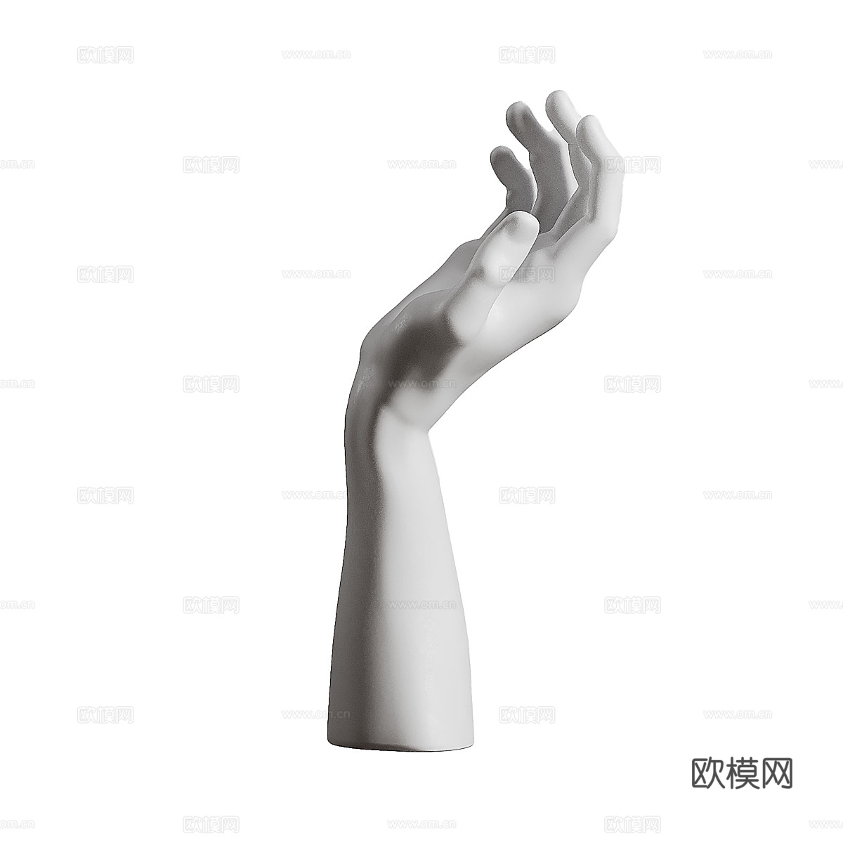 现代 Calfee 手工手掌雕塑3d模型