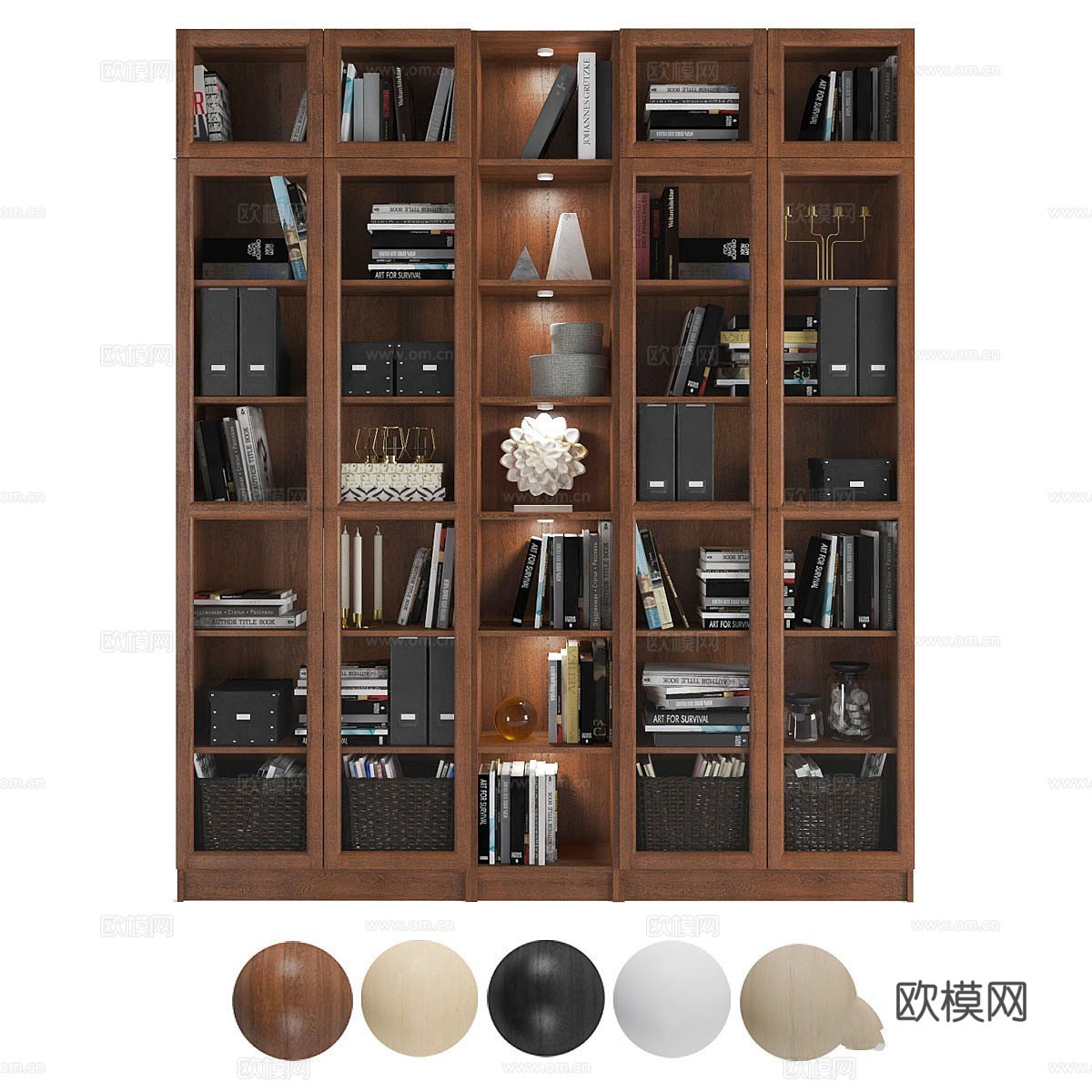 Billy Oksberg Ikea.Combination3d模型