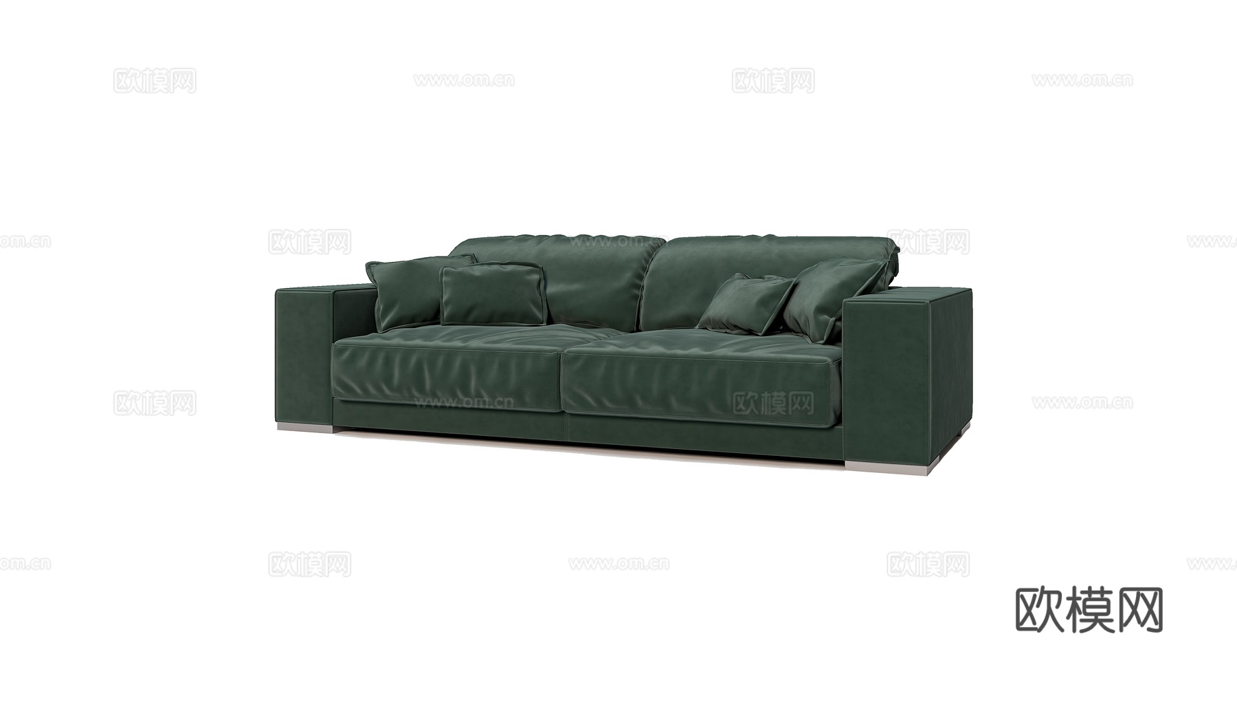 baxter 意式双人沙发3d模型下载