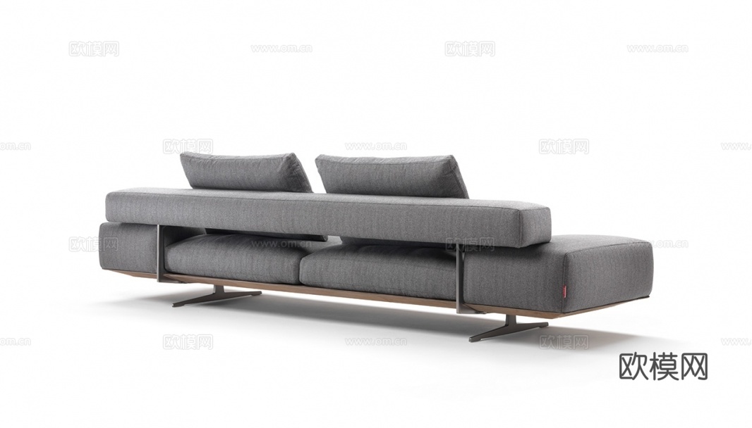 flexform 意式双人沙发3d模型下载（渲染图2）