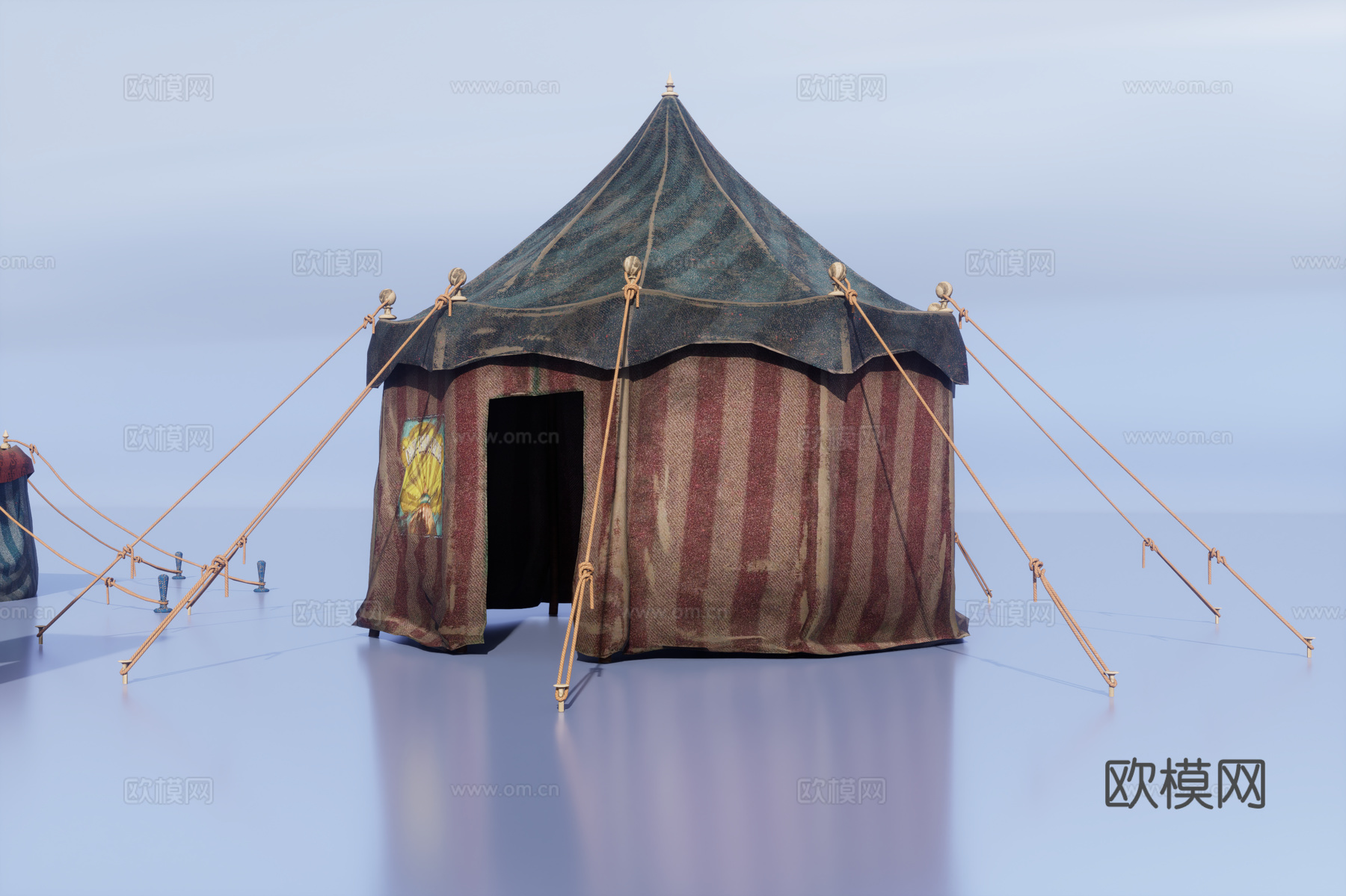 废弃的马戏团道具3d模型下载（渲染图3）