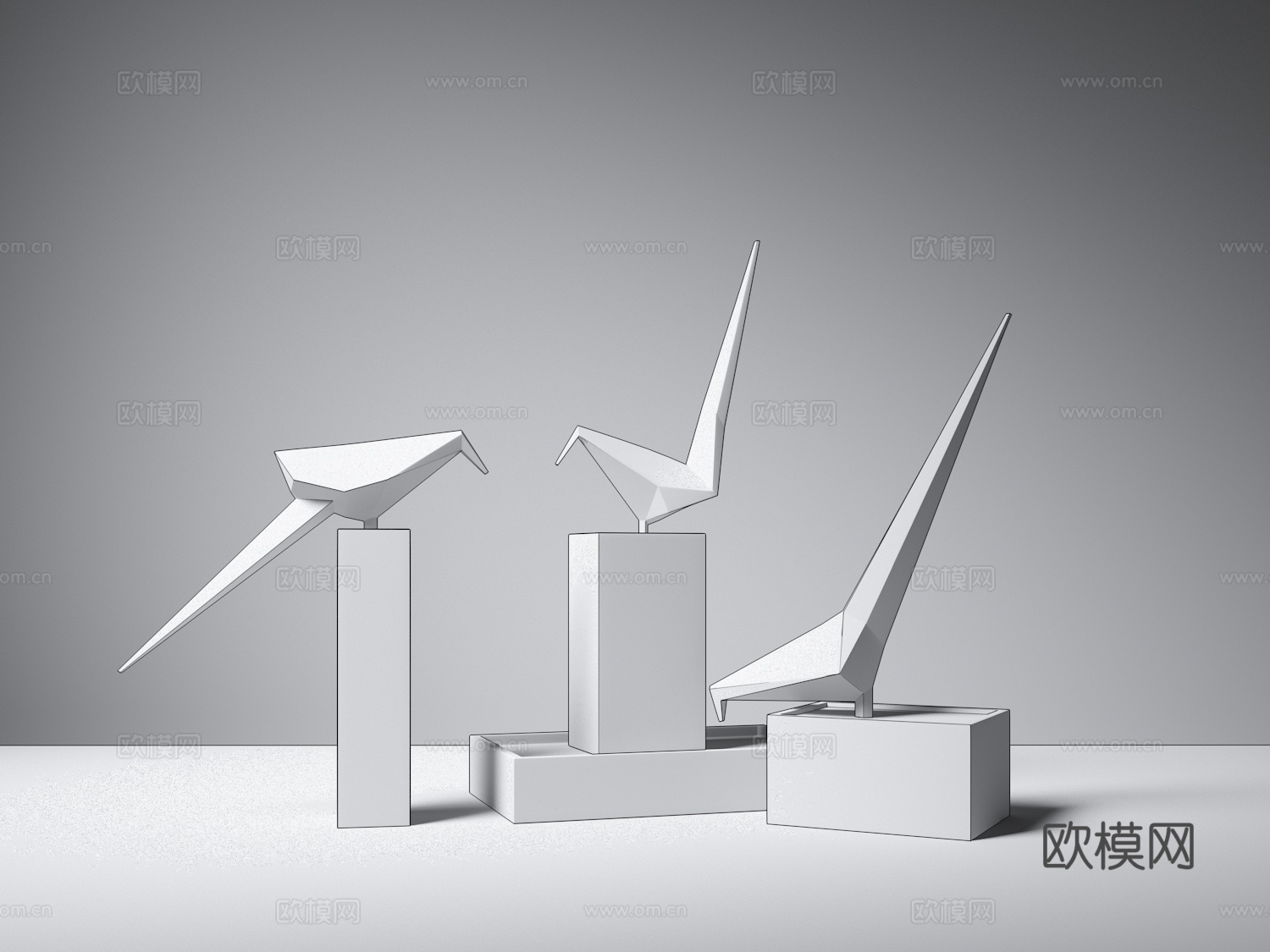 现代装饰品3d模型