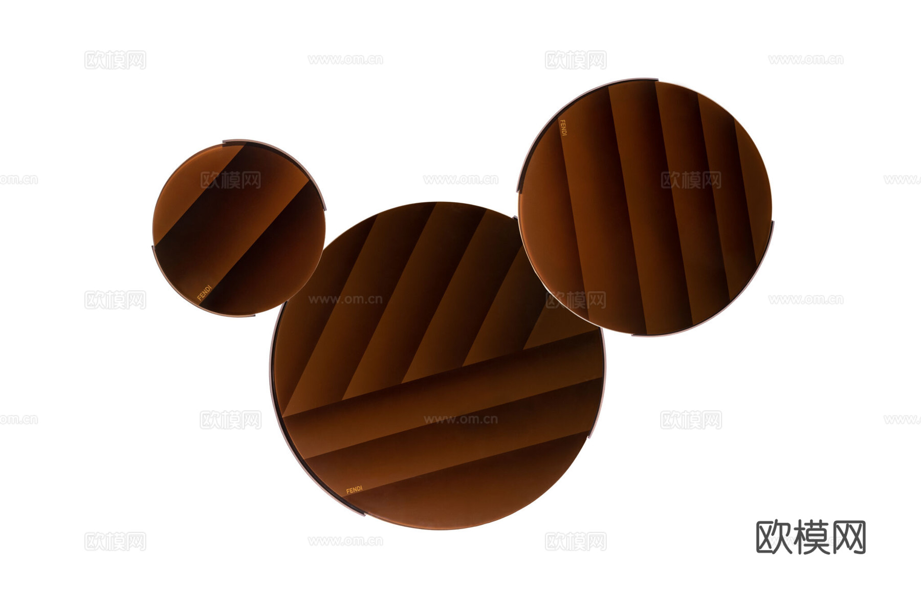 FENDI 意式茶几3d模型下载（渲染图2）