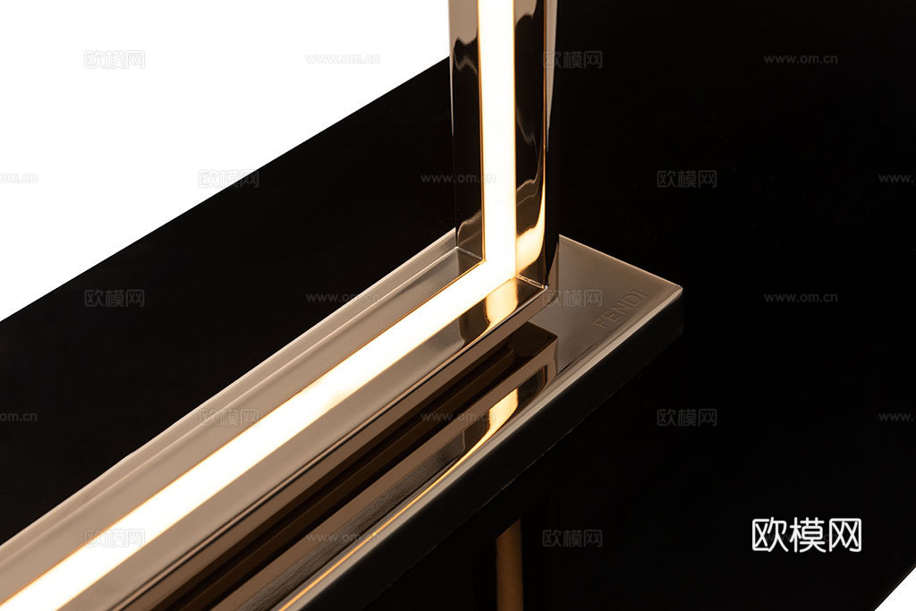 FENDI 意式方框台灯3d模型下载（渲染图7）