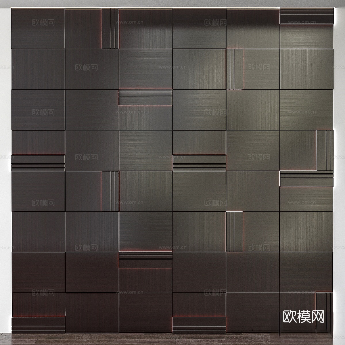 墙面装饰板 343d模型