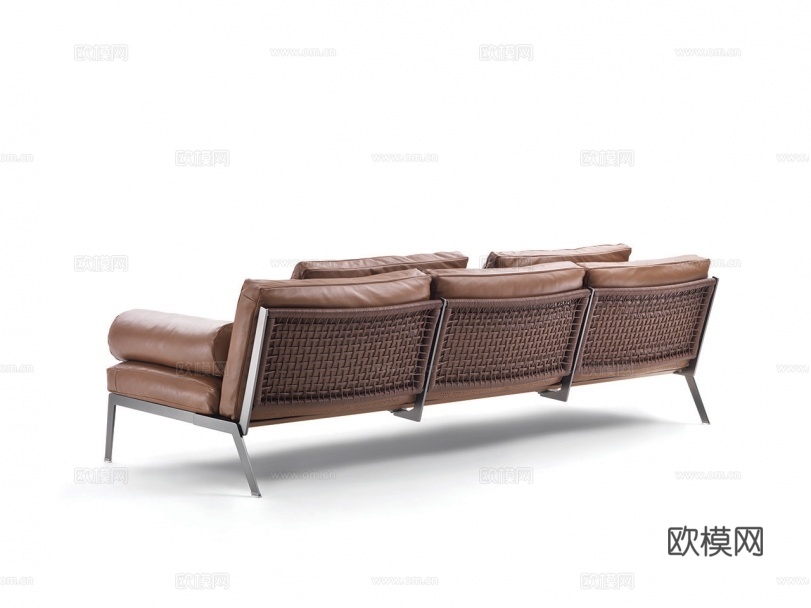 flexform 意式三人沙发3d模型下载（渲染图2）