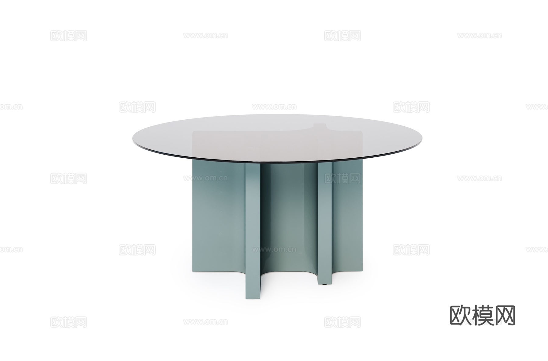 baxter 意式圆餐桌3d模型下载