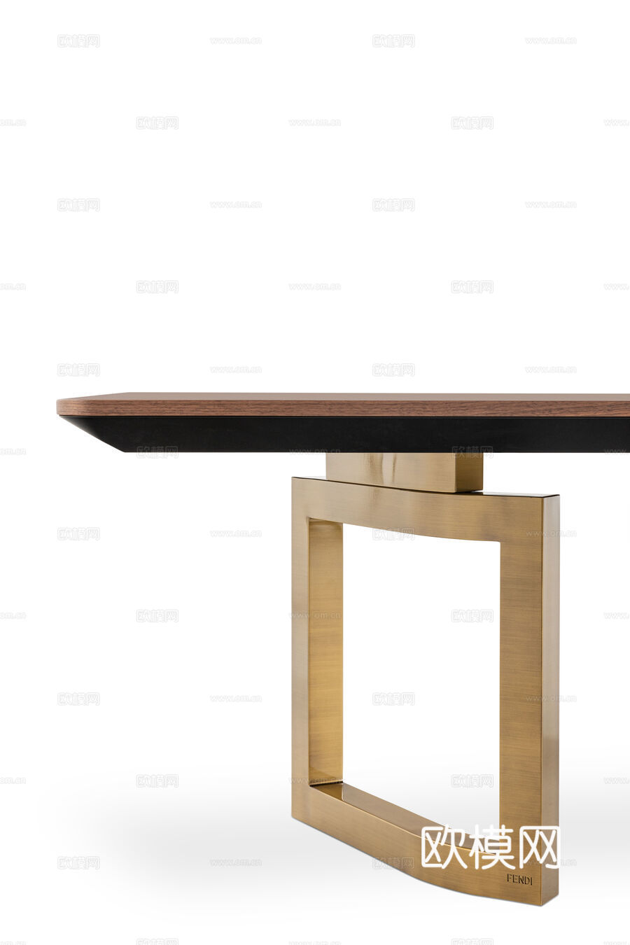 FENDI 意式餐桌3d模型下载（渲染图2）
