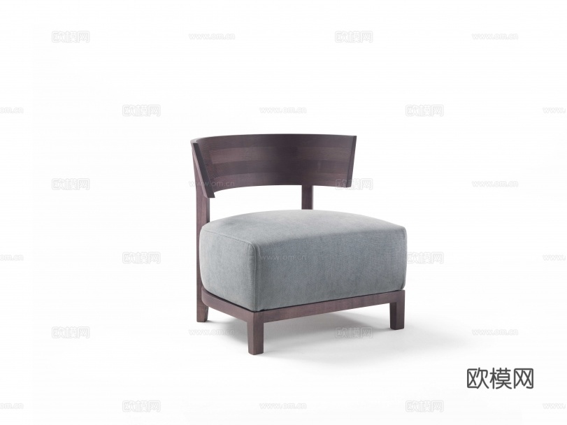 flexform 中古风沙发椅3d模型下载（渲染图5）