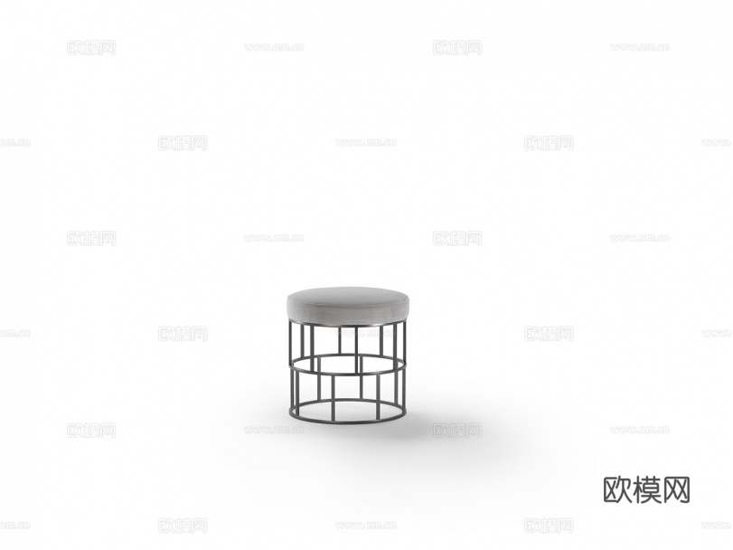 flexform 意式床尾凳3d模型下载（渲染图2）