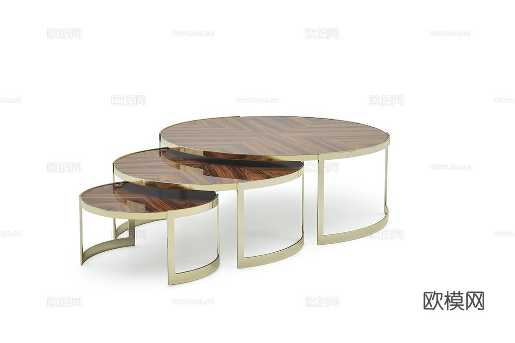 FENDI 意式茶几3d模型下载（渲染图1）