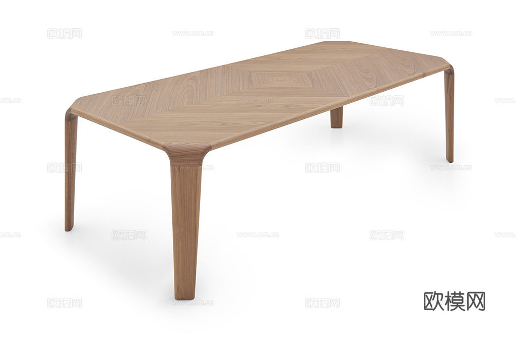 FENDI 意式餐桌3d模型下载（渲染图4）