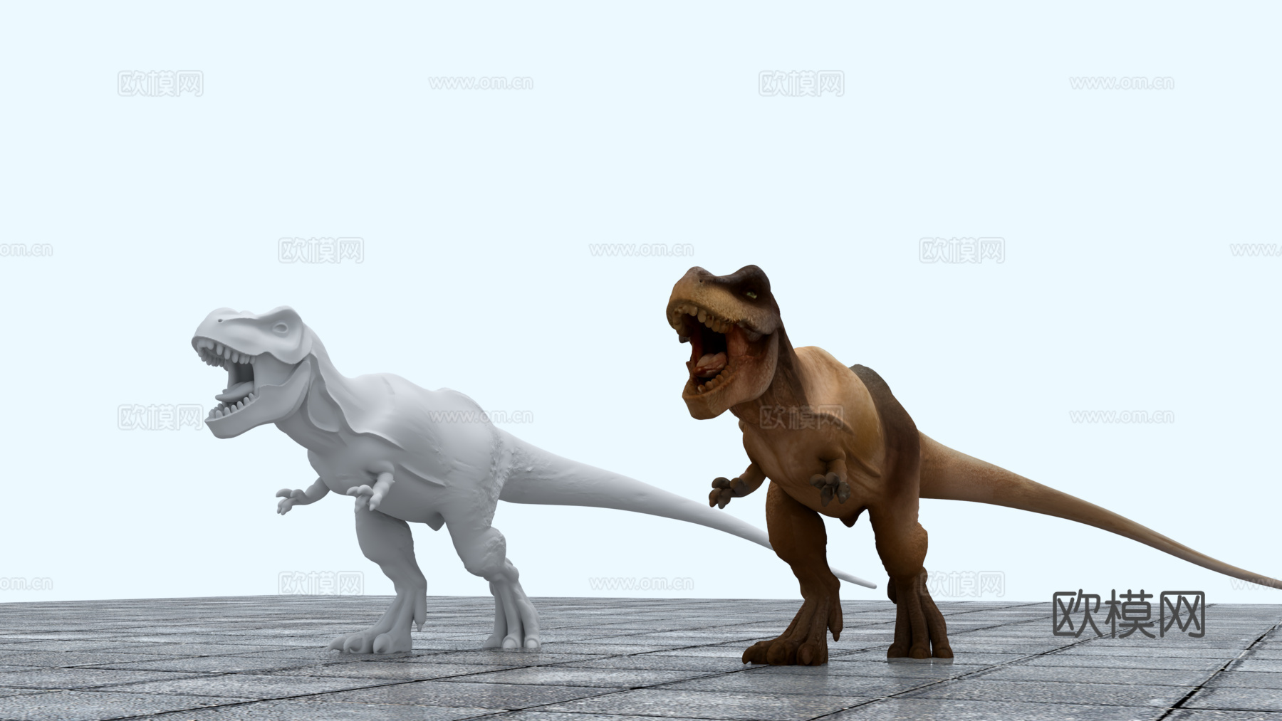 远古霸王龙免费3d模型下载