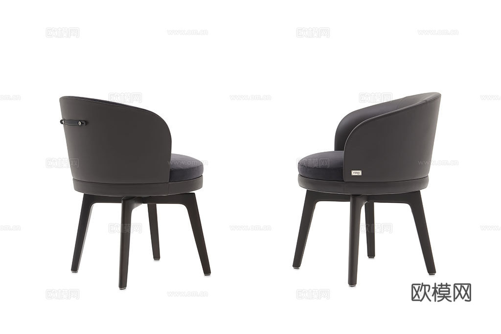 FENDI 意式餐椅3d模型下载（渲染图5）