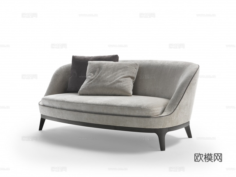 flexform 意式双人沙发3d模型下载（渲染图1）