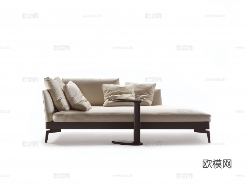 flexform 意式床尾凳3d模型下载（渲染图2）