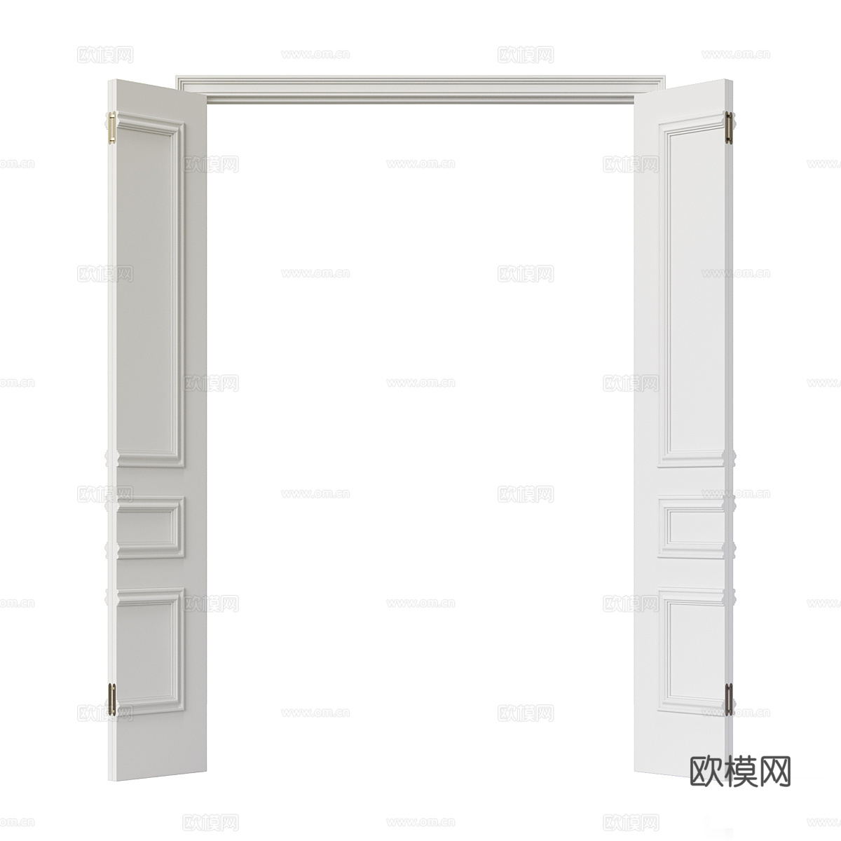 现代轻奢室内折叠门3d模型