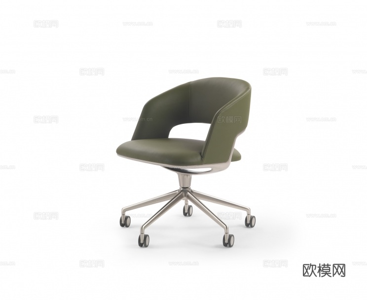 flexform 意式办公椅3d模型下载（渲染图1）