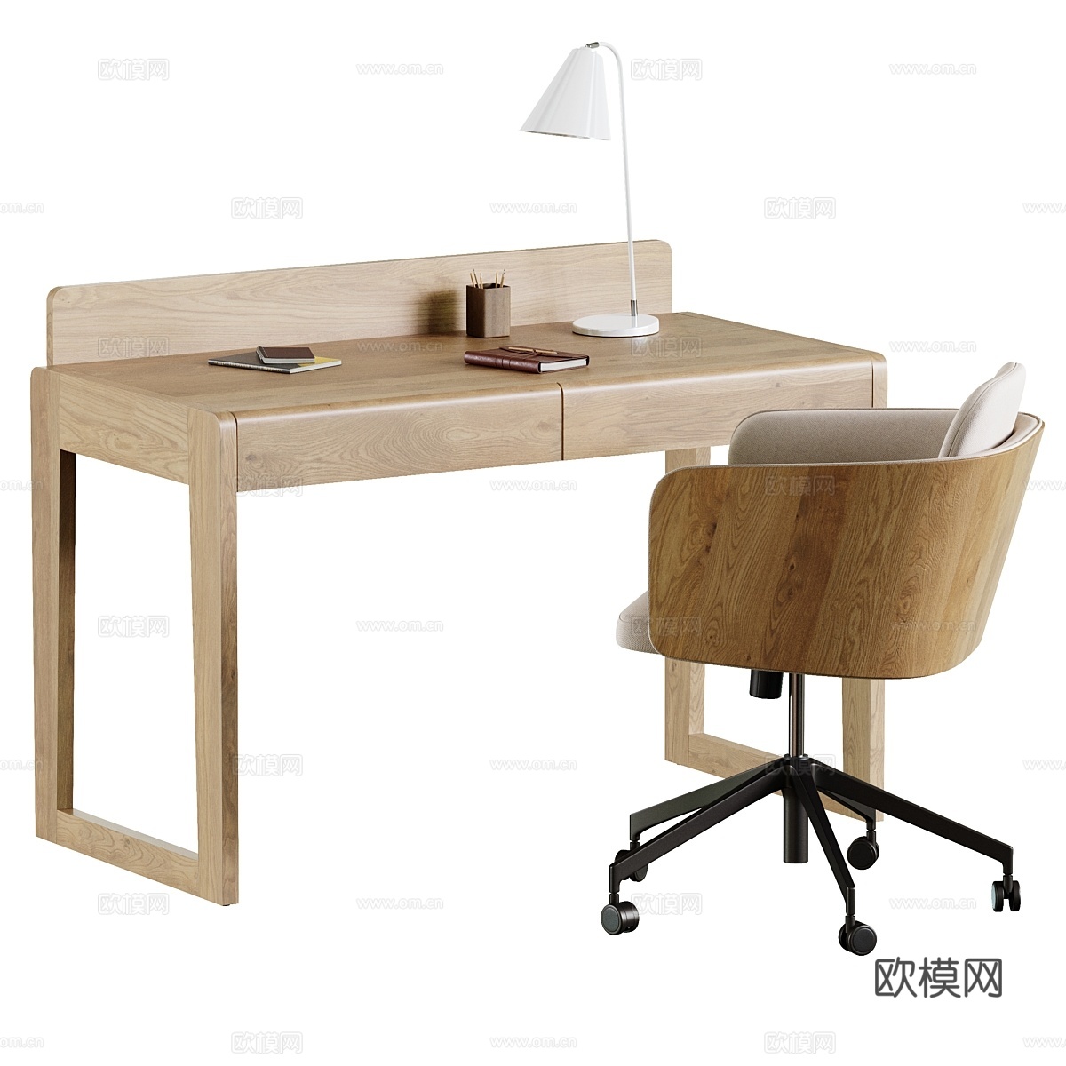 Arandu 书桌 Madai 椅子3d模型