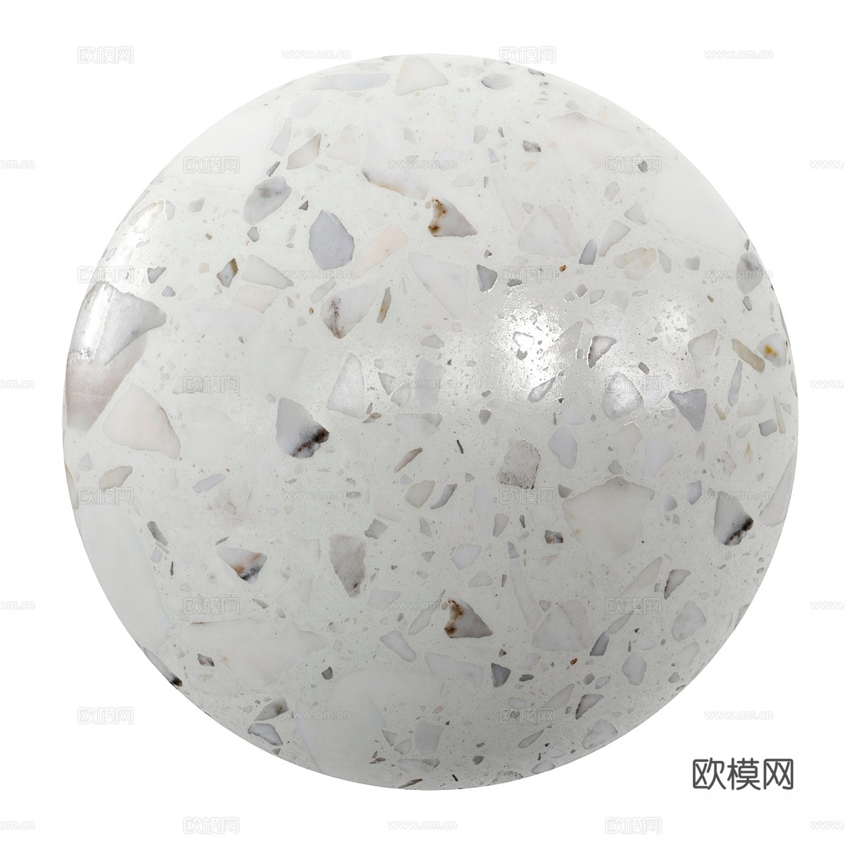 PBR 威尼斯水磨石 883d模型
