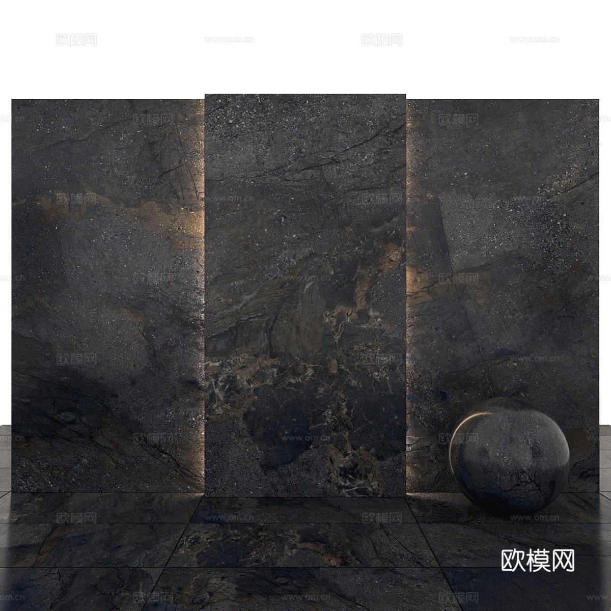 曼哈顿石023d模型