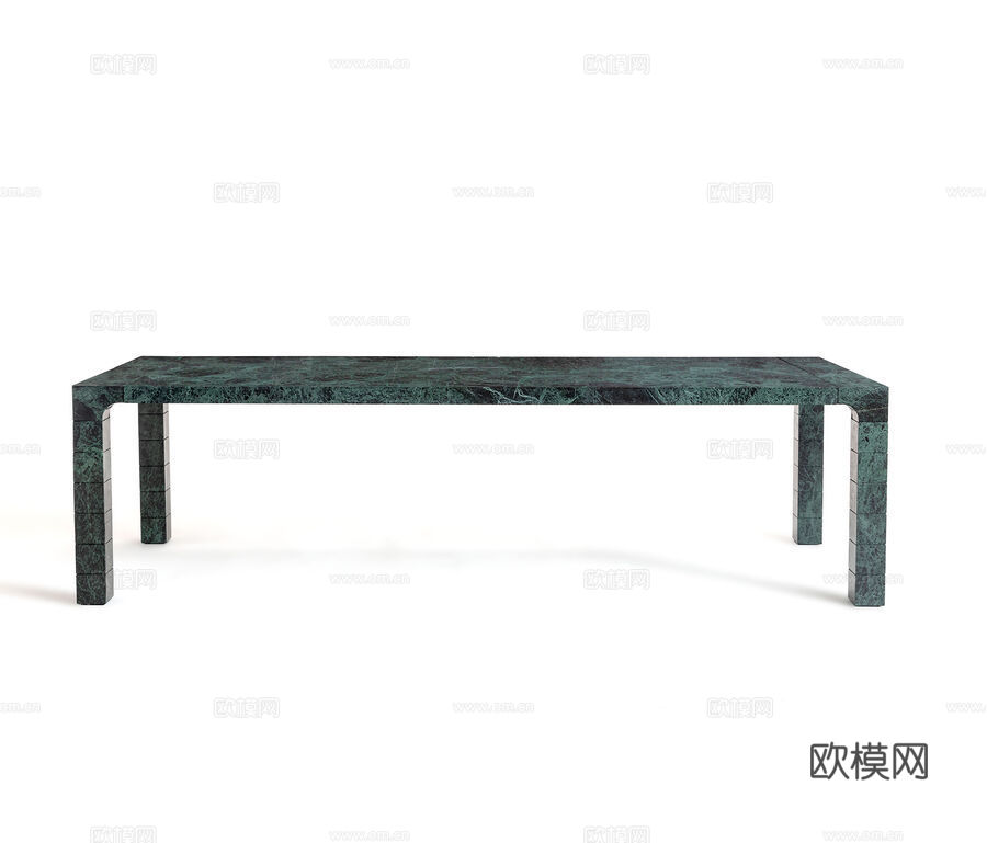 FENDI 意式餐桌3d模型下载（渲染图1）