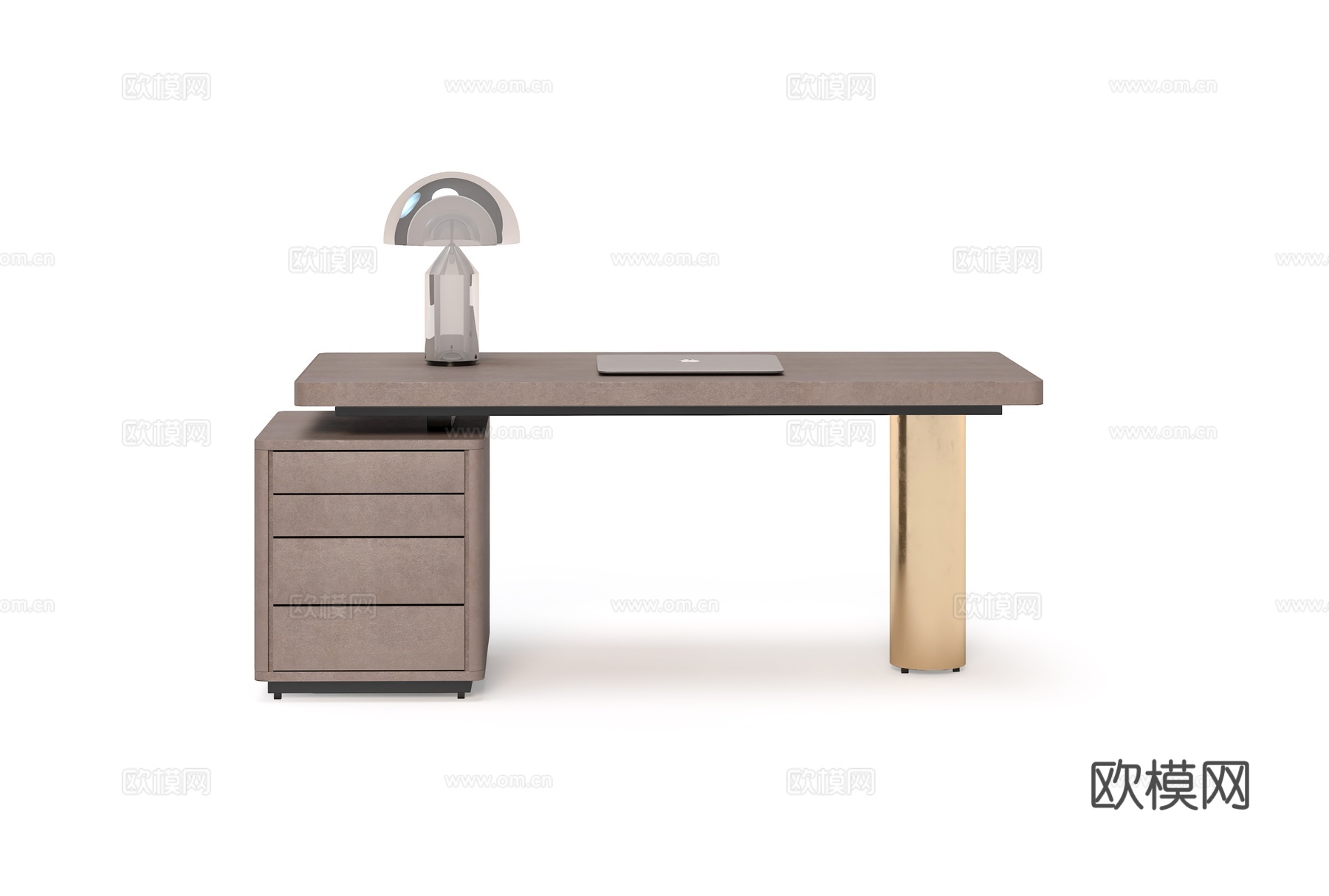 baxter 意式书桌3d模型下载