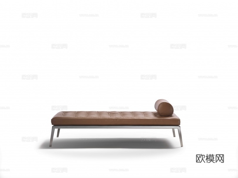 flexform 意式床尾凳3d模型下载（渲染图1）