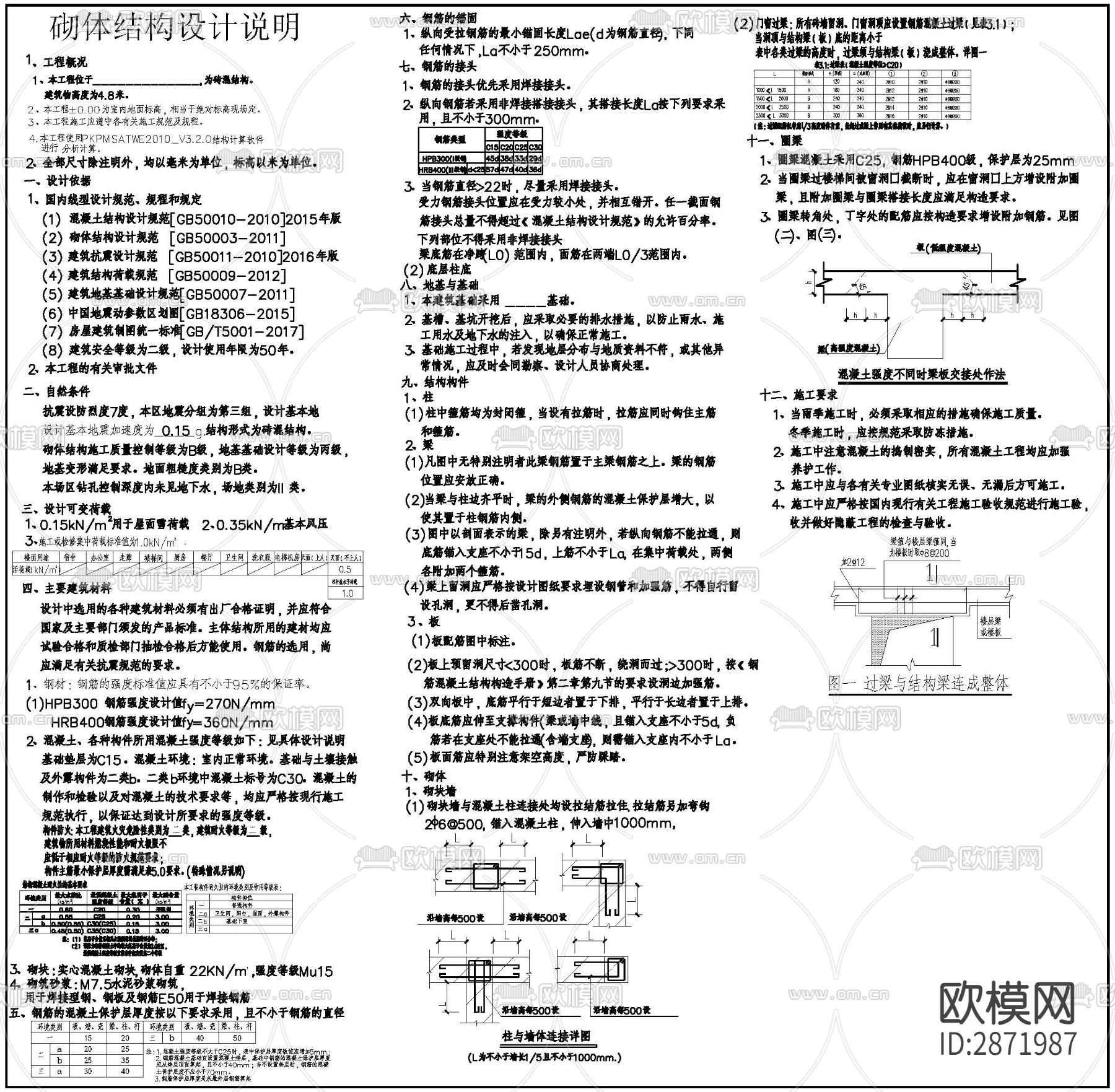 风机房全套cad施工图