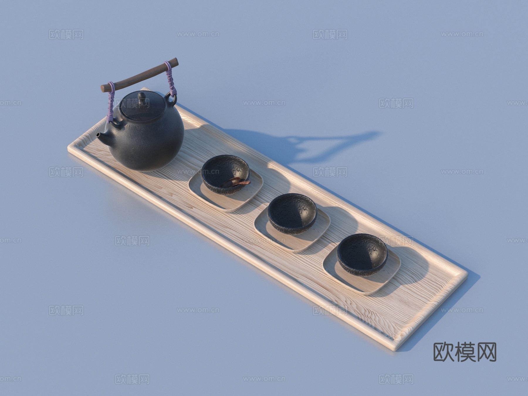 茶杯 茶水 茶具 小品3d模型