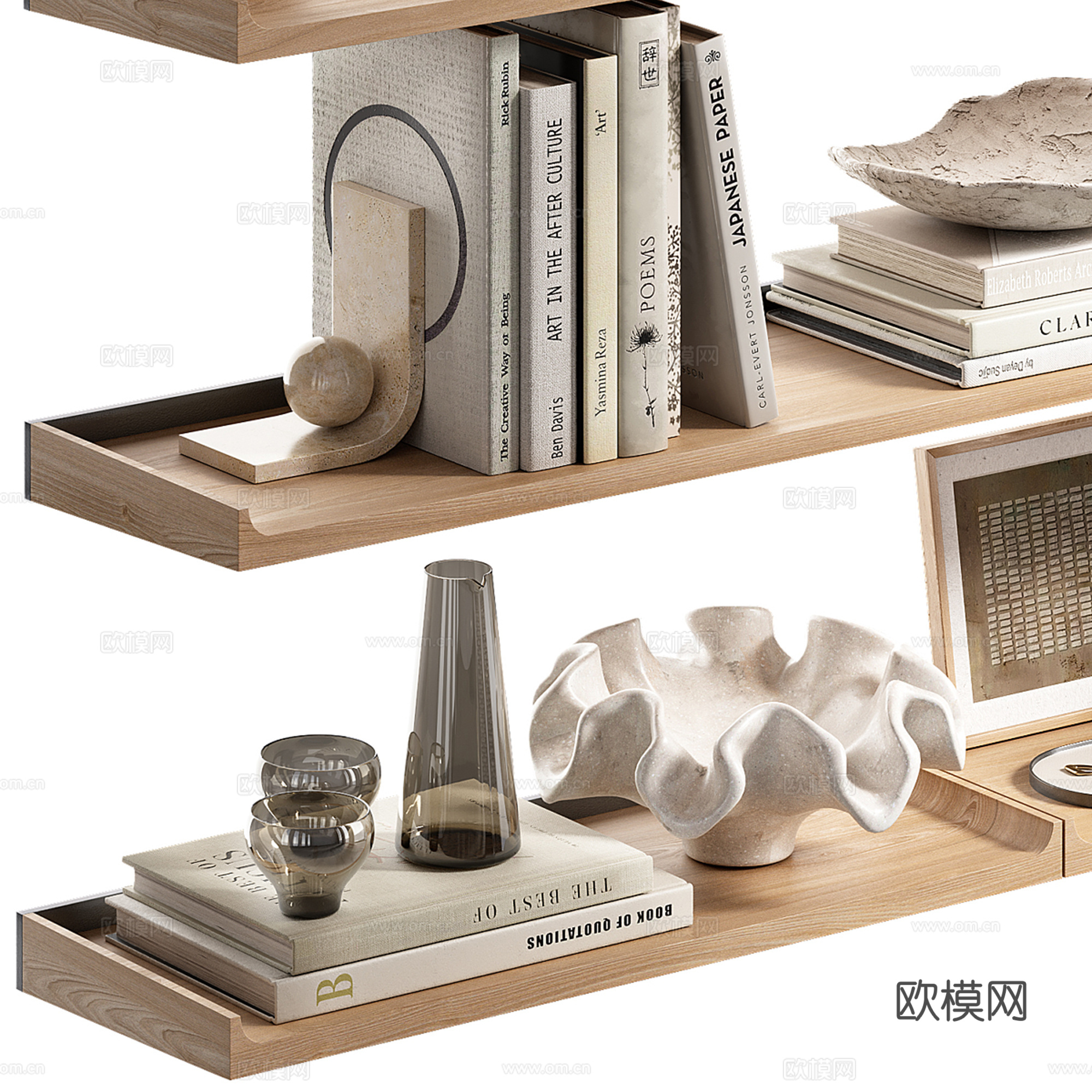 饰品摆件组合su模型