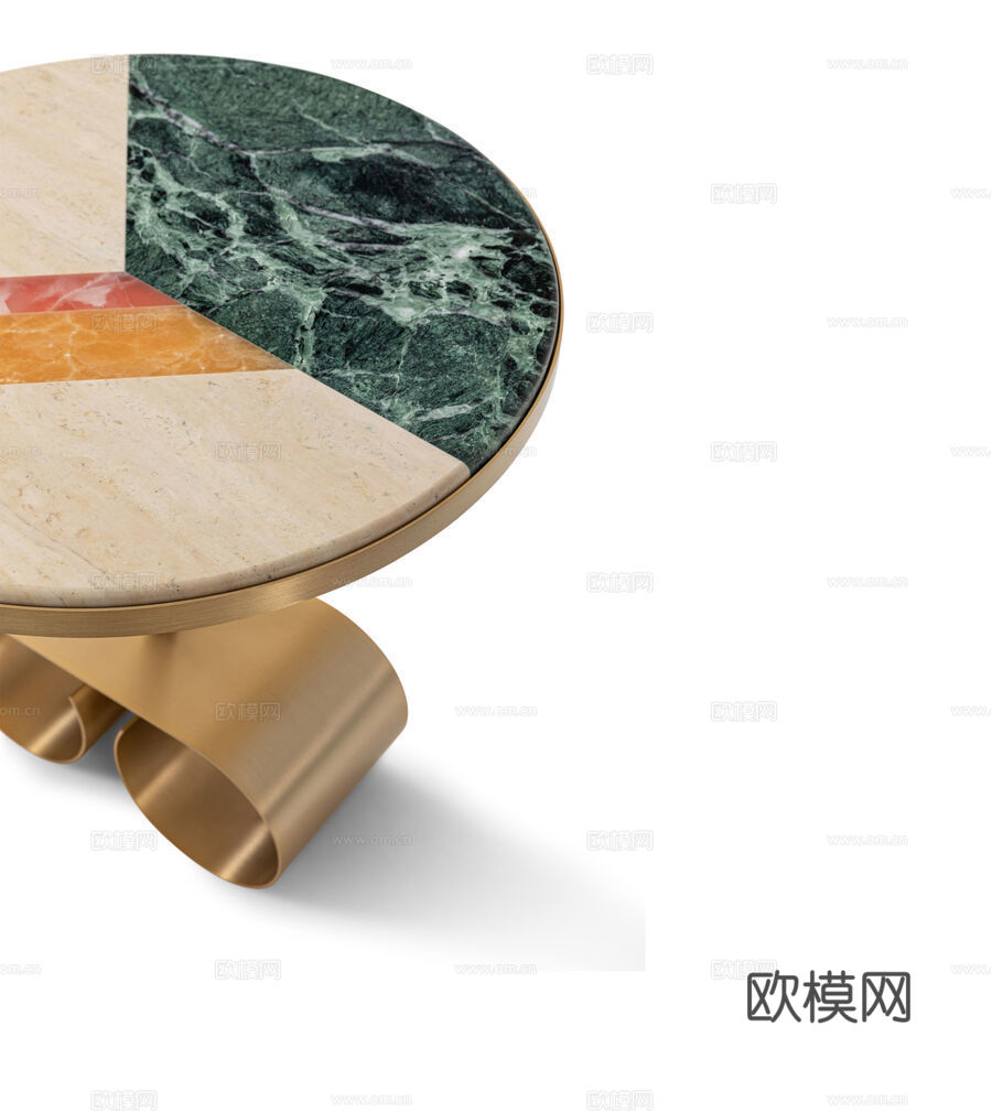 FENDI 意式茶几3d模型下载（渲染图3）