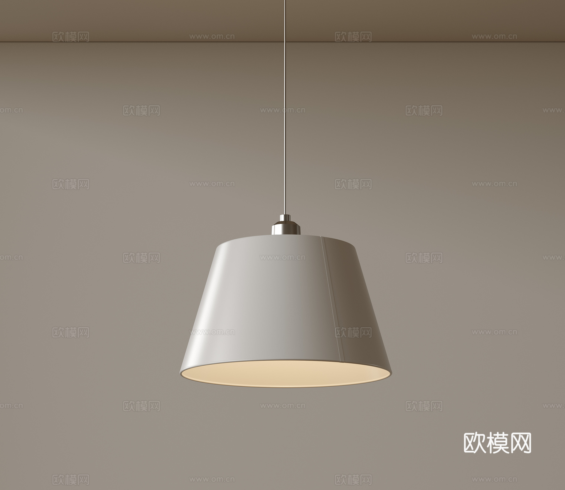现代中古风吊灯 极简小吊灯 北欧简约吊灯 卧室床头吊灯 单头su模型