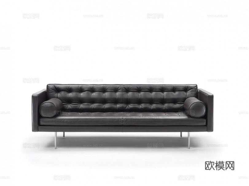 flexform 简欧双人沙发3d模型下载（渲染图2）