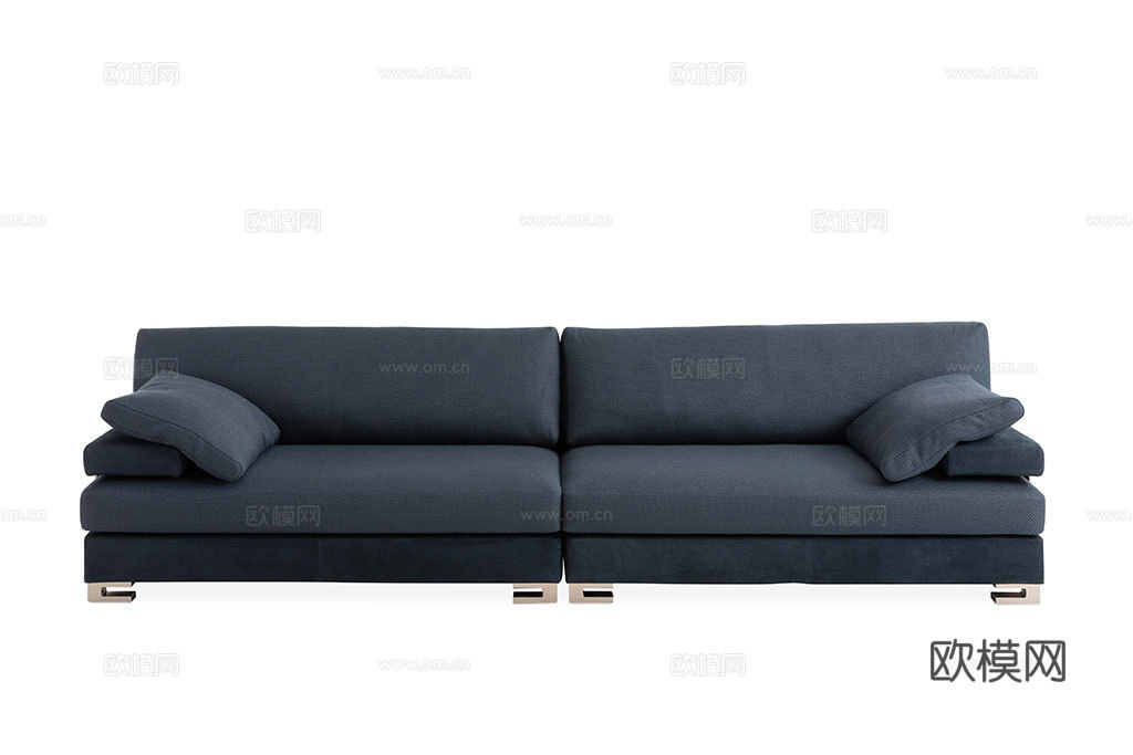 FENDI 三人沙发3d模型下载（渲染图2）