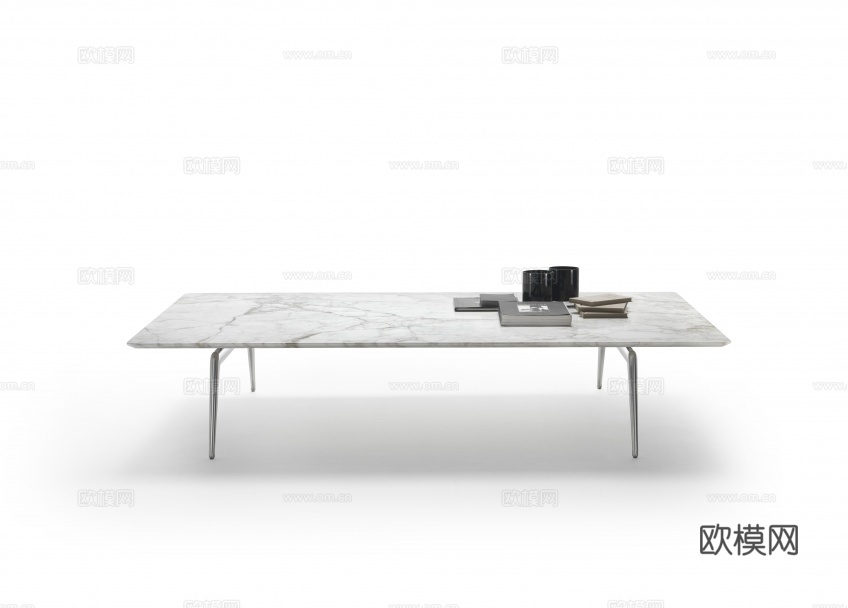 flexform 意式茶几3d模型下载（渲染图1）