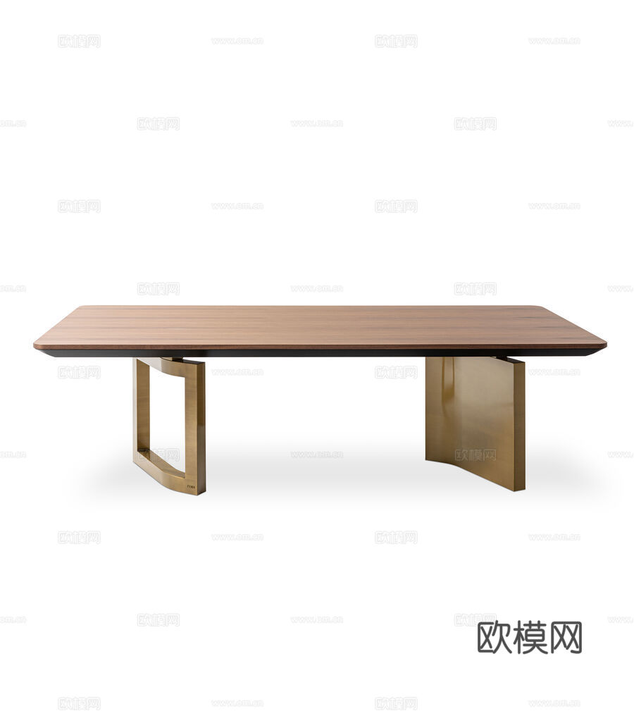 FENDI 意式餐桌3d模型下载（渲染图1）