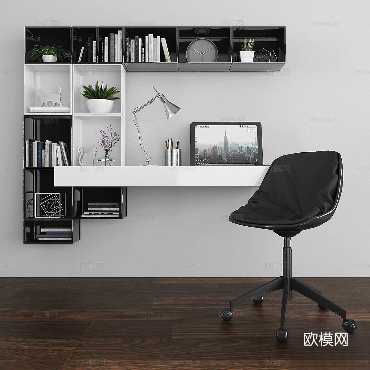 工作场所套装 0993d模型