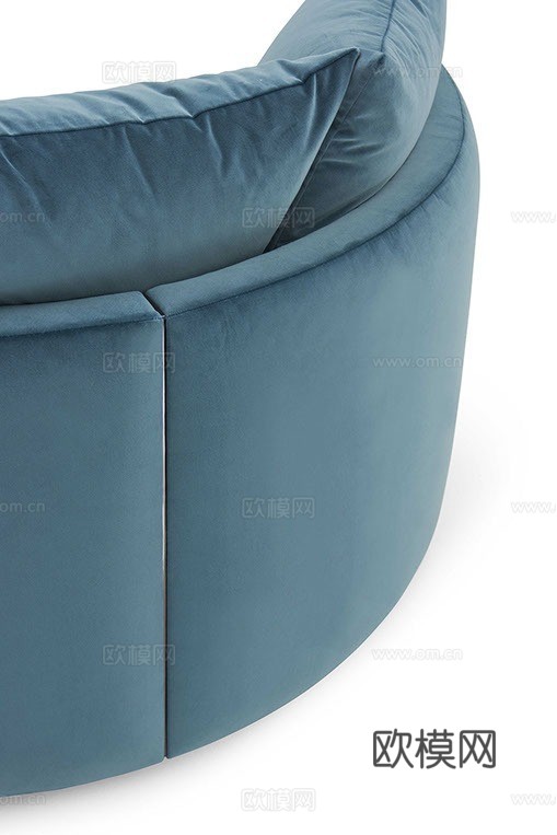 FENDI 圆形沙发3d模型下载（渲染图1）
