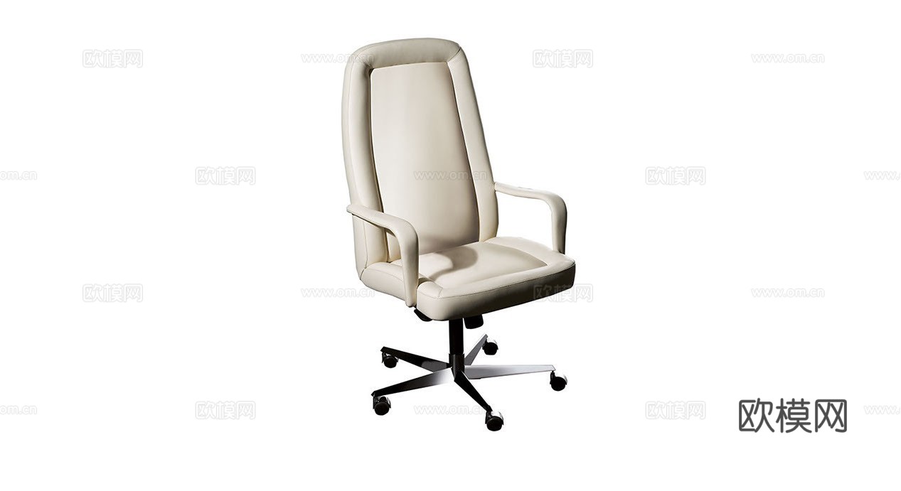 FENDI 意式办公椅3d模型下载（渲染图2）
