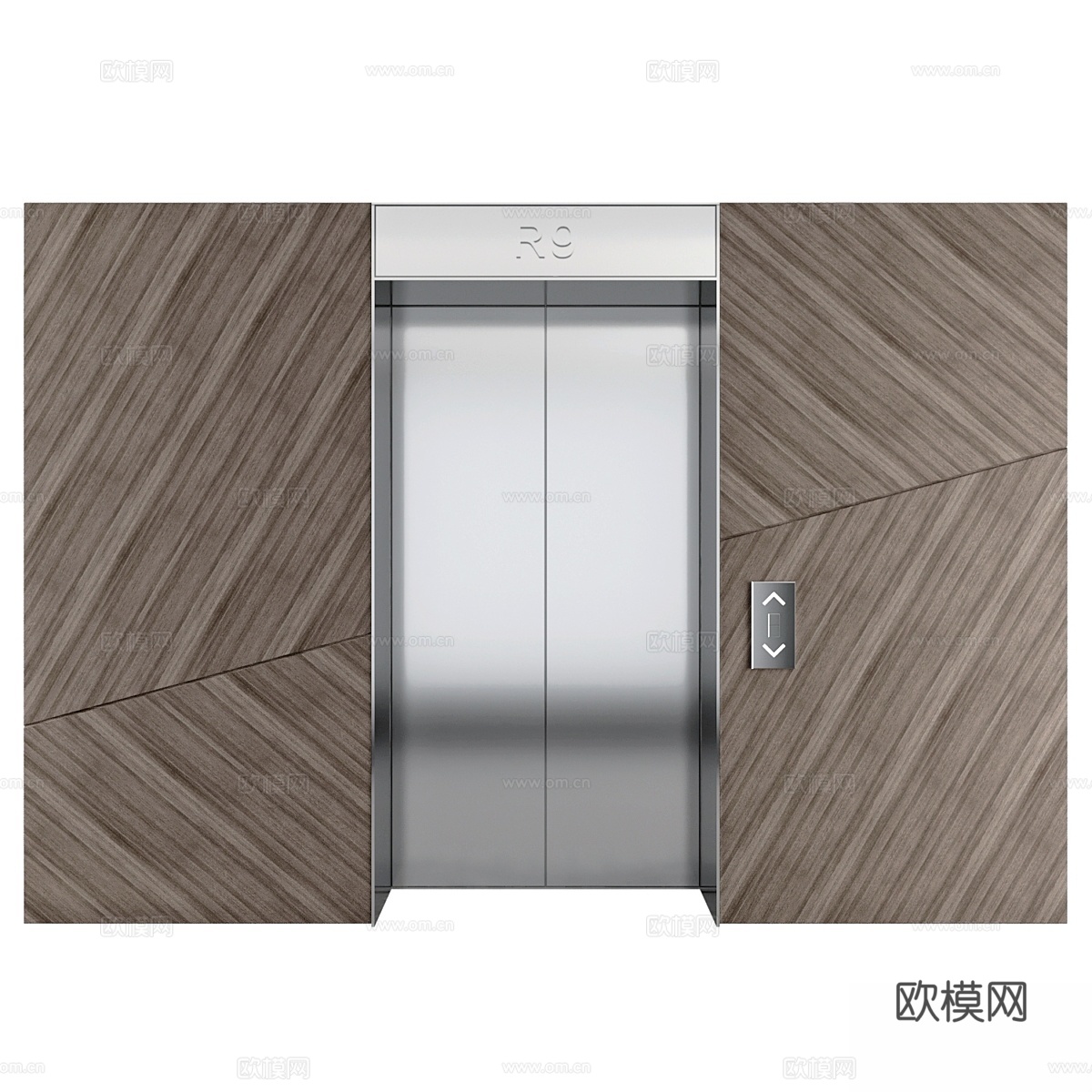 墙面装饰面板 电梯 43d模型