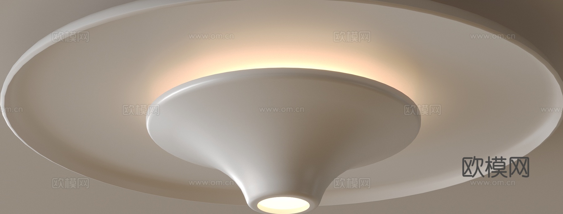 现代吸顶灯 卧室吸顶灯su模型