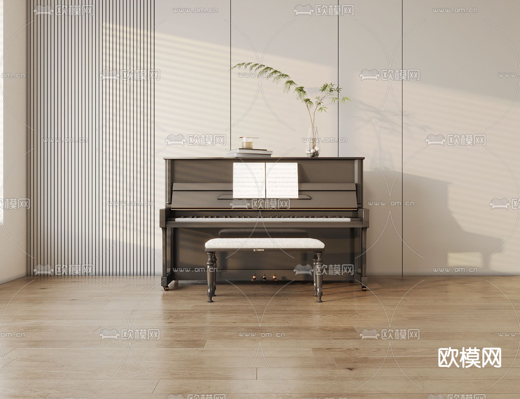 钢琴3d模型下载