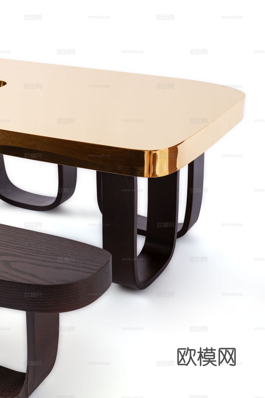 FENDI 轻奢茶几3d模型下载（渲染图3）